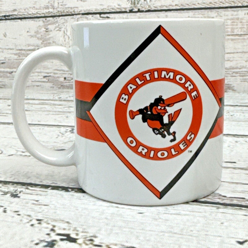 Vintage Baltimore Orioles MLB Baseball Russ Berrie‎ & Co Coffee Mug